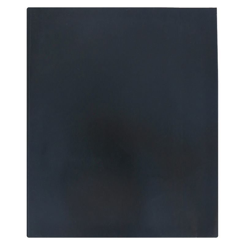 2 Pocket Paper Folder with Prongs Black - Pallex, 1 of 3