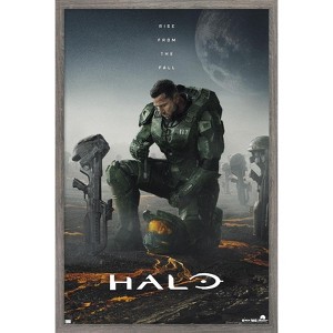 Trends International Halo: Season 2 - Cemetery One Sheet Framed Wall Poster Prints - 1 of 4
