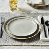 LunaLulinlk Cream 12-Piece Stoneware Dinnerware Set Dining Plates - 4 of 4