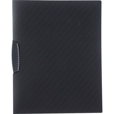 Staples Textured Poly Swing Arm Report Cover Black Each (13683-CC) 654255