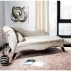 Caiden Vevlet Chaise with Pillow  - Safavieh - 2 of 4