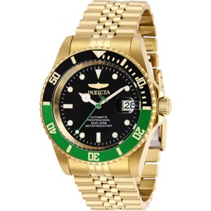 Invicta 29184 Men's Pro Diver Black Dial Yellow Gold Bracelet Watch - 1 of 3