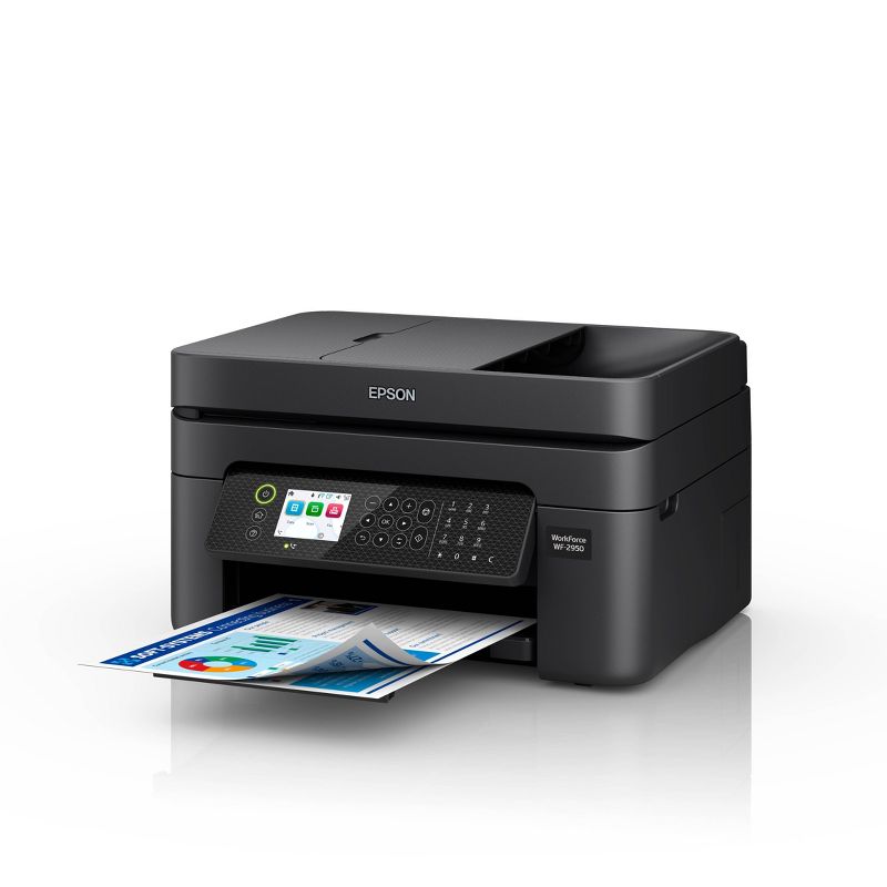 Epson WorkForce WF-2950 All-in-One Inkjet Printer, Scanner, Copier - Black, 5 of 7
