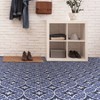 4'x5' FloorPops Set of 20 Capri Peel & Stick Floor Tiles Violet/White/Gray - Brewster: Mosaic Vinyl Flooring, Stain-Resistant - 3 of 4
