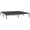 vidaXL Double Bed Frame with Steel Construction, Storage Space, Metal Slats and Center Leg Support, - 4 of 4