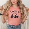 Simply Sage Market Women's I'd Rather Be At The Lake Short Sleeve Graphic Tee - 2 of 4