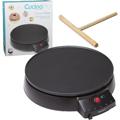 CucinaPro Electric Non-stick Crepe Maker & Griddle 12"