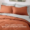 5/7 Pcs Bed in a Bag with Contrast Color Solid Design Bedding Set - 4 of 4
