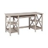 Saint Birch Honduras X-Cross Writing Desk, Washed Gray - 2 of 3