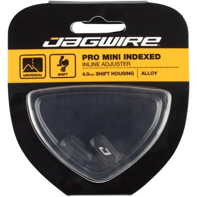 Jagwire Pro Mini Inline Indexed Cable Tension Adjusters, Black