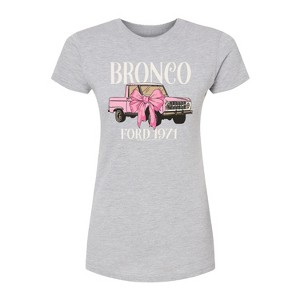 Women's - Ford - Bronco Bow Fitted Graphic T-Shirt - 1 of 3