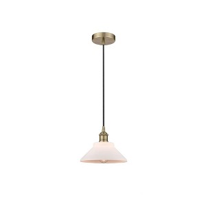 Orwell - 1 Light Cord Hung Mini Pendant In Industrial Style-7.75 Inches Tall and 8.38 Inches Wide - 1 of 1