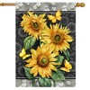Briarwood Lane Summer House Flag 40x28 For Outdoor Elegant Sunflowers For Summer House Flag - 2 of 4