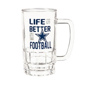 Glass Tankard Cup, with Gift Box, Dallas Cowboys - 1 of 4