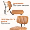 DOMETOUR Upholstered Dining Chairs Set of 2 Modern Dining Room Chairs with Metal Legs for Kitchen - 4 of 4
