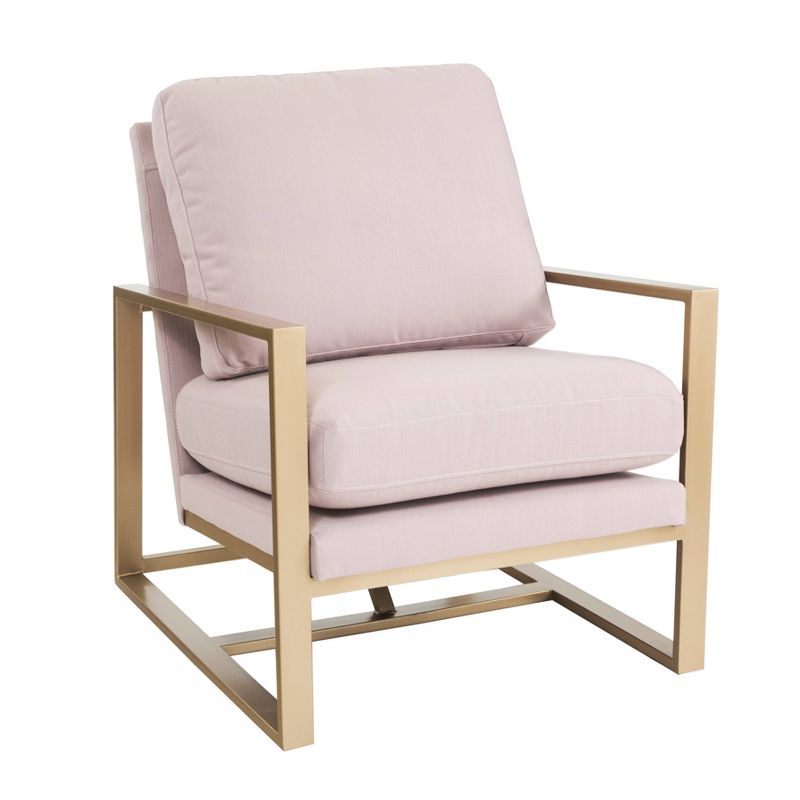 Hazel Accent Chair Blush Pink - Adore Decor, 3 of 11