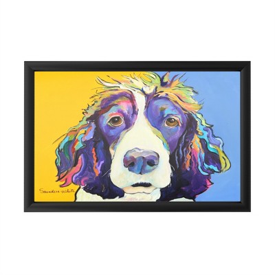 Trademark Fine Art - Pat Saunders-White 'Sadie' - Backlit LED Lightbox with Metal Frame - Ready to Hang with Anti-Glare Acrylic Cover