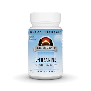 L-Theanine 200mg by Source Naturals, Inc.  -  60 Tablet - 1 of 3