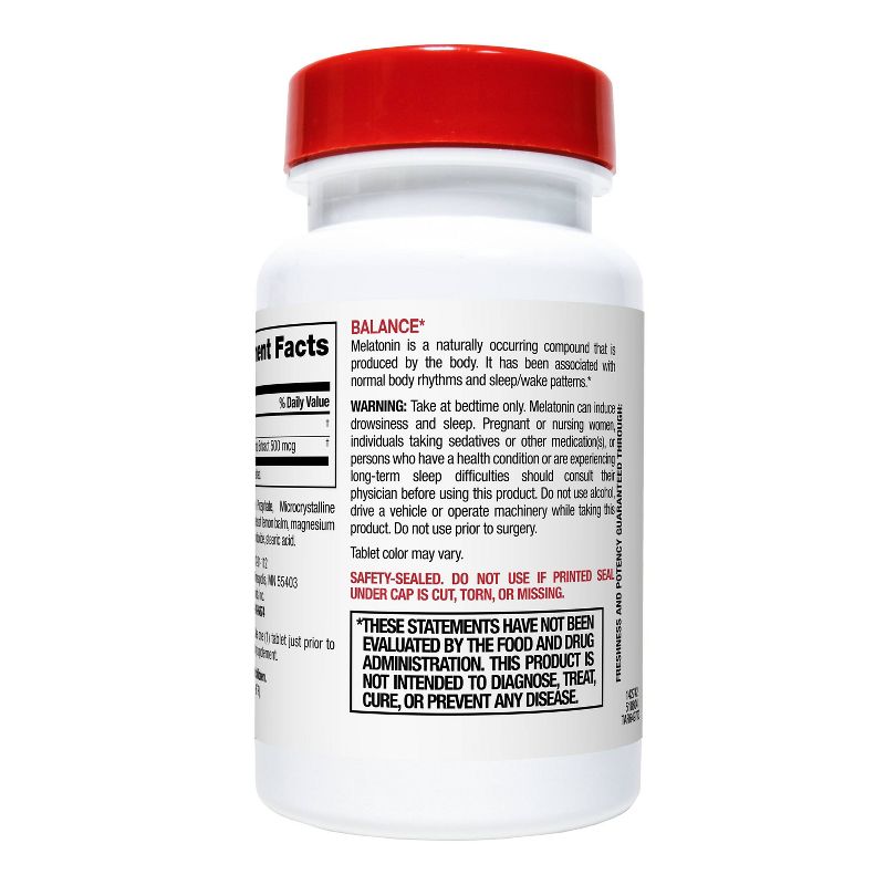 Melatonin 5mg Supplement Tablets - up & up™, 4 of 5