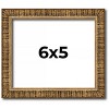 PosterPalooza | Photo Size Textured Gold Picture Frame - UV Acrylic, Foam Board Backing, Hanging Hardware - 3 of 4