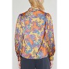 Women's Tonal Paisley Pleated Shirt - current air - 2 of 4