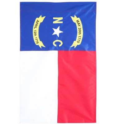Evergreen Flag  North Carolina State Flag House Applique Flag