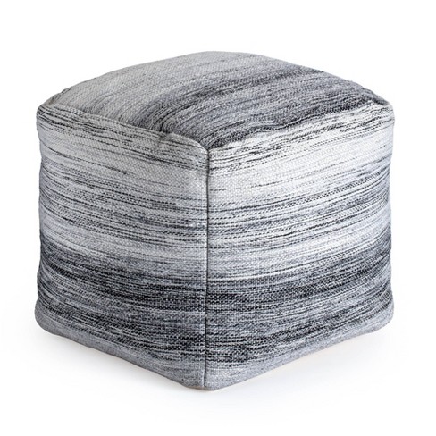 Gray pouf ottoman deals target