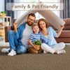 Washable Rug Non Slip Non Shedding Rug Modern Braided Printed Indoor Carpet Contemporary Low Pile Floor Cover for Bedroom Living Room - 4 of 4