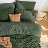 BAGOKIE 7 Pieces Plaid Bed in a Bag Comforter Set for All Season - 4 of 4