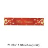 Unique Bargains Christmas Table Runner Polyester Red White 71x14 Inch 1Pc - 3 of 4