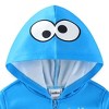 Sesame Street Cookie Monster Boys Full Zip Up Hoodie For Toddler - Size 2T - 2 of 4