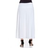 Plus Comfortable Fit Elastic Waist Maxi Skirt - 24seven Comfort Apparel™ - 3 of 4