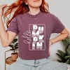 Simply Sage Market Women's Hello Pumpkin Square Short Sleeve Garment Dyed Tee - 2 of 4