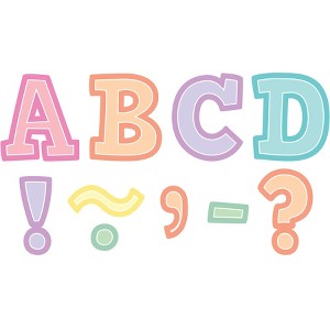 Teacher Created Resources® Pastel Pop Bold Block 3" Magnetic Letters, 55 Pieces - 1 of 3