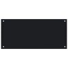 vidaXL Kitchen Backsplash Black 35.4 in.x15.7 in. Tempered Glass - 2 of 4
