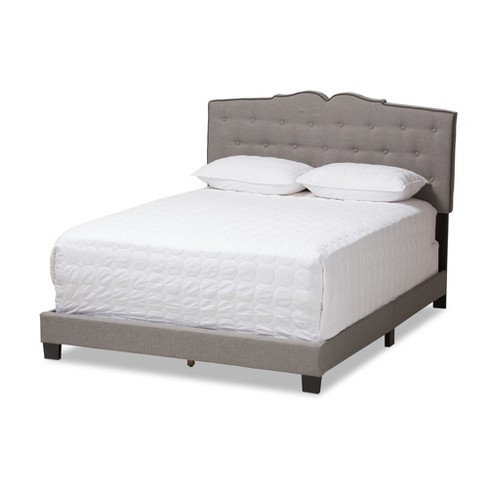 Queen Vivienne Modern And Contemporary Fabric Upholstered Bed