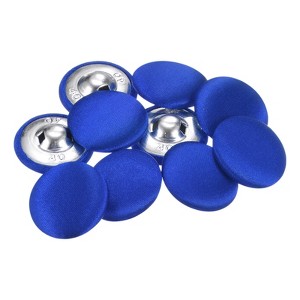 Unique Bargains Blouses Sweater Round Aluminum Cotton Fabric Cloth Covered Buttons 10 Pcs - 1 of 4