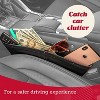 Lusso Gear Car Seat Gap Organizer 2 Pack, Slim Storage Organization, Black - 4 of 4