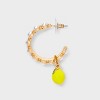 Pearl Hoop Earrings - A New Day™ - 3 of 3