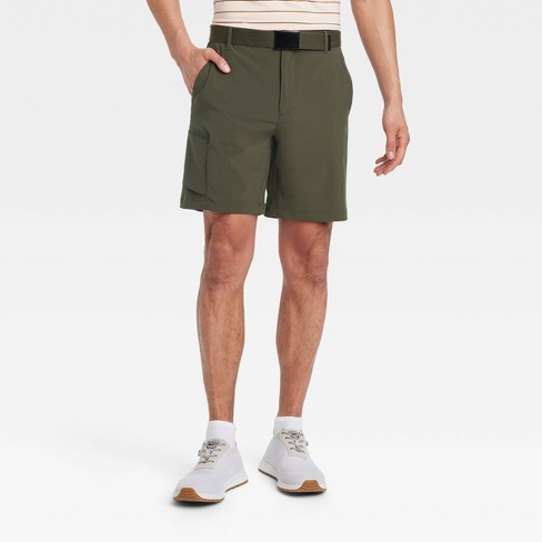 Men's Cargo Golf Shorts 8 - All In Motion™ Olive Green 30 : Target
