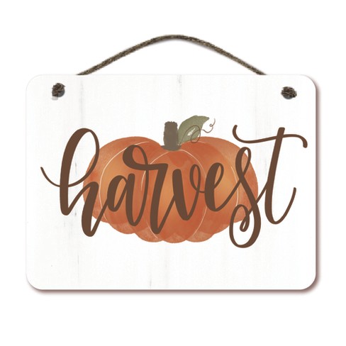 Courtside Market Pumpkin Harvest 12x16 Hanging Artboard with Twine - image 1 of 2