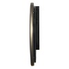 Seiko 10" Easy Reader Black Wall Clock with Luminous Glow-In-The-Dark Hands - 4 of 4