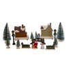 Kurt Adler 5-Inch Battery Operated Lit Christmas Village 17 Piece Set - 3 of 4