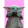 Girl's Star Wars: The Mandalorian Grogu Drink T-Shirt - 2 of 4