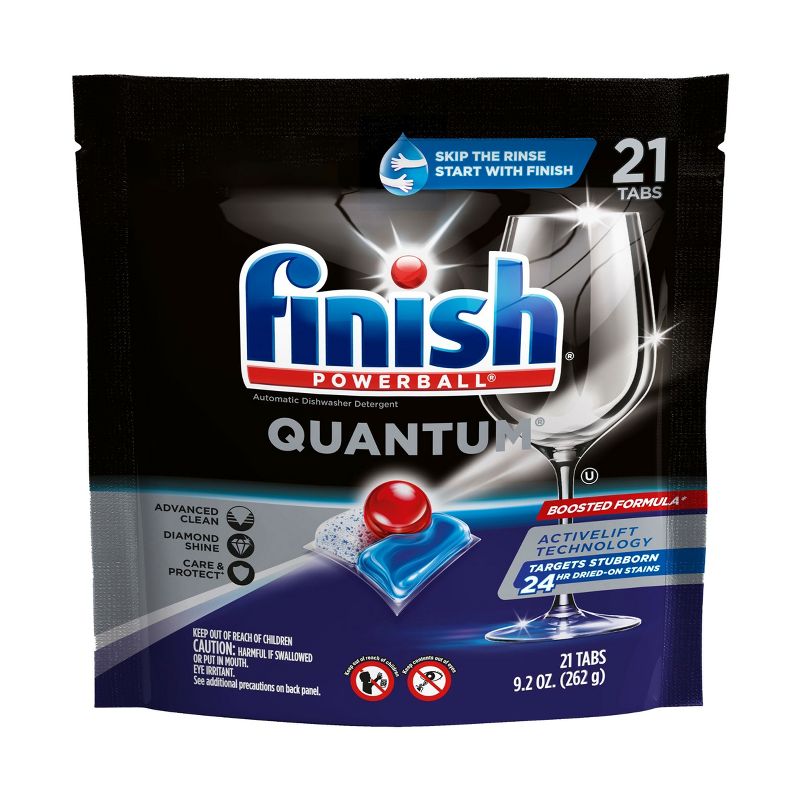 Finish Quantum Dishwasher Detergent Tablets, 1 of 6