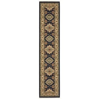 Oriental Weavers Lilihan 532B6 Navy/ Multi Indoor Area Rug - 2'6" x 12'