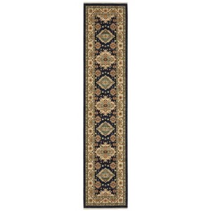 Oriental Weavers Lilihan 532B6 Navy/ Multi Indoor Area Rug - 2'6" x 12' - 1 of 4