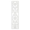 Hand Carved Wood Decorative Wall Panel White - American Art Decor: MDF Botanical Art, Vertical Orientation - 4 of 4