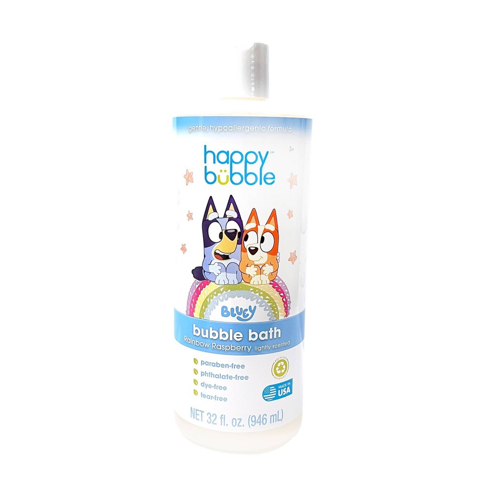 Photos - Shower Gel Bluey Happy Baby Bubble Bath - 32 fl oz