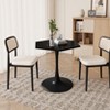 Okak 31.5" Space Saving Octagon Coffee Table Modern MDF Top & Metal Legs for Small Living Rooms, Corner Accent Table - 3 of 4
